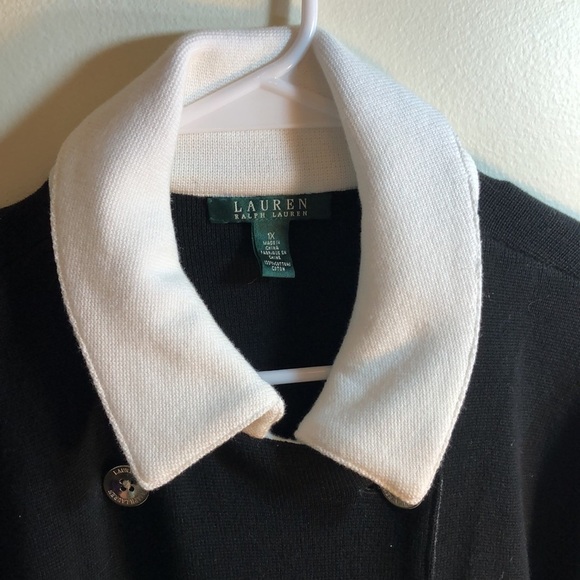 1X Lauren Ralph Lauren cardigan blazer - Picture 3 of 8
